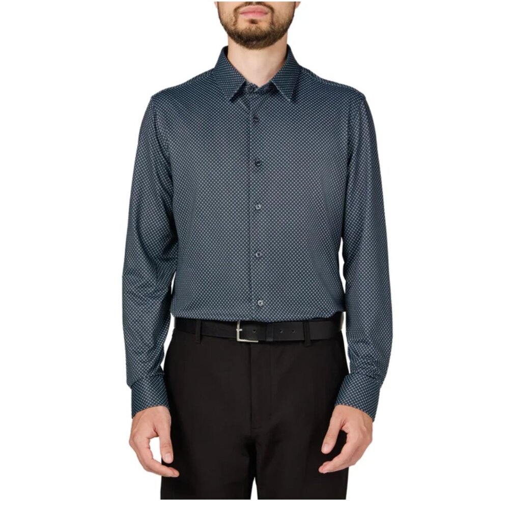 NWT Infinity Men's Textured Button Up Shirt